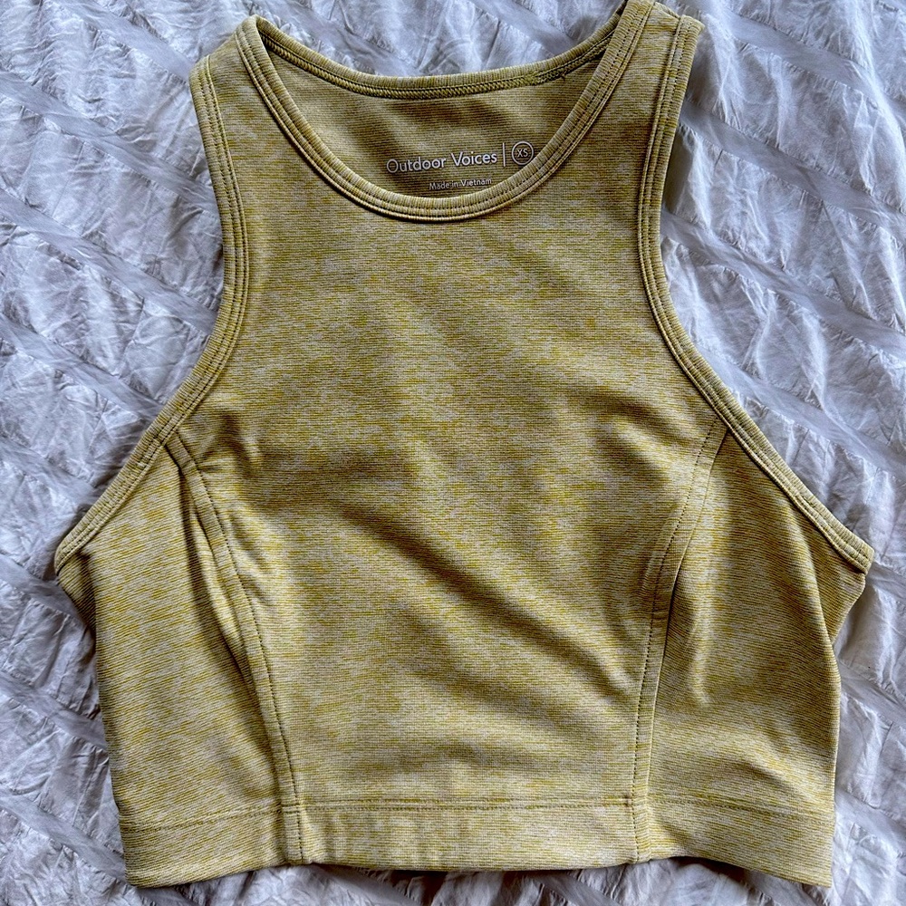 OV Outdoor Voices Athena Tech Sweat Crop Top XS